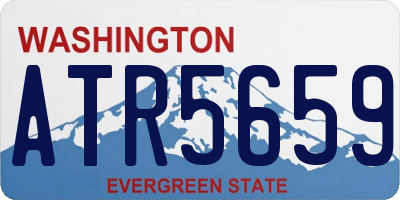 WA license plate ATR5659