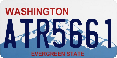 WA license plate ATR5661