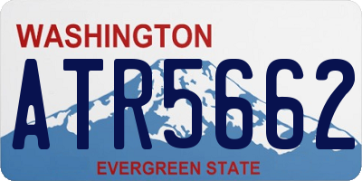 WA license plate ATR5662