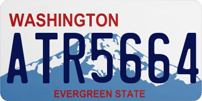 WA license plate ATR5664