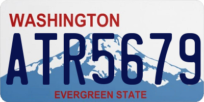 WA license plate ATR5679