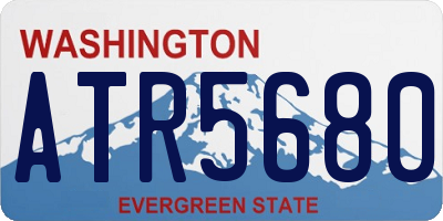 WA license plate ATR5680