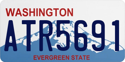 WA license plate ATR5691