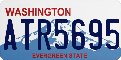 WA license plate ATR5695