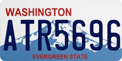 WA license plate ATR5696