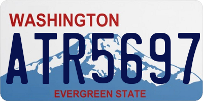 WA license plate ATR5697