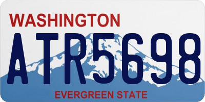 WA license plate ATR5698