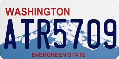 WA license plate ATR5709