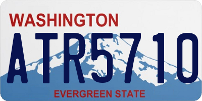 WA license plate ATR5710