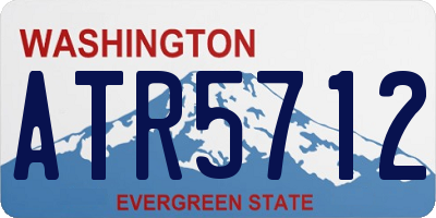 WA license plate ATR5712
