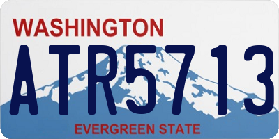 WA license plate ATR5713