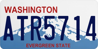 WA license plate ATR5714