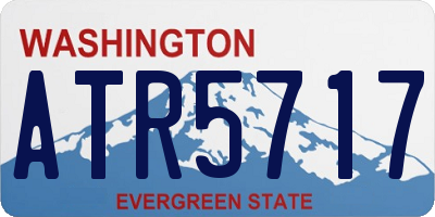 WA license plate ATR5717