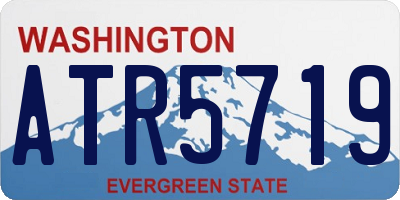 WA license plate ATR5719