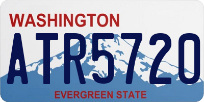 WA license plate ATR5720