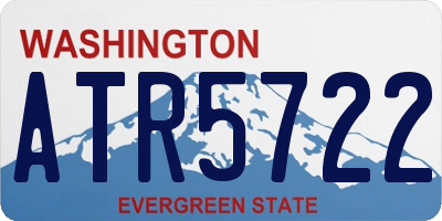 WA license plate ATR5722