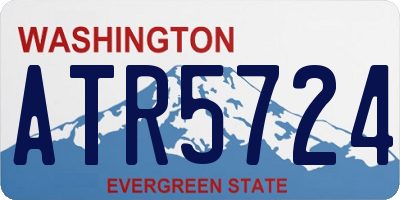 WA license plate ATR5724