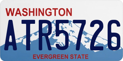 WA license plate ATR5726