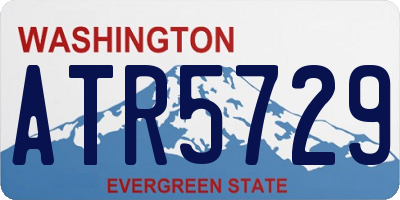 WA license plate ATR5729