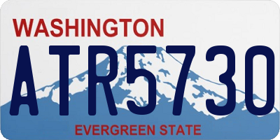 WA license plate ATR5730