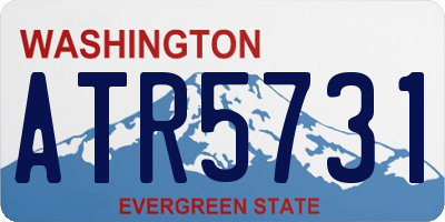 WA license plate ATR5731