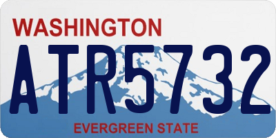 WA license plate ATR5732