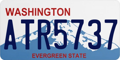 WA license plate ATR5737