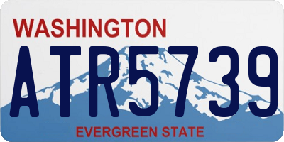 WA license plate ATR5739
