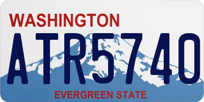 WA license plate ATR5740