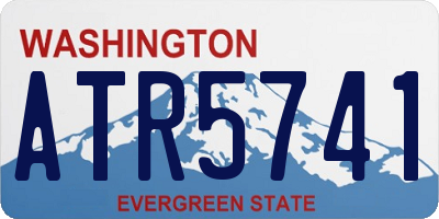 WA license plate ATR5741