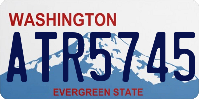 WA license plate ATR5745