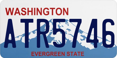 WA license plate ATR5746