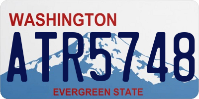 WA license plate ATR5748