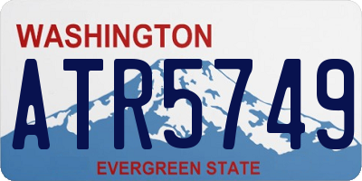 WA license plate ATR5749