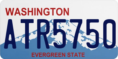 WA license plate ATR5750