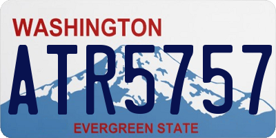 WA license plate ATR5757