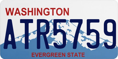 WA license plate ATR5759
