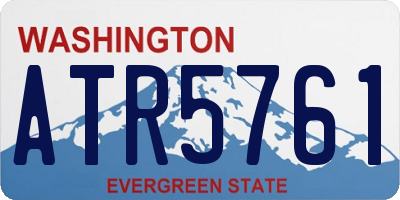 WA license plate ATR5761