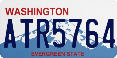 WA license plate ATR5764