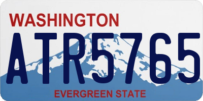 WA license plate ATR5765