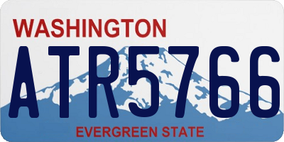 WA license plate ATR5766