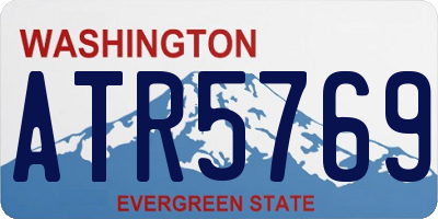 WA license plate ATR5769