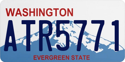 WA license plate ATR5771