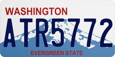 WA license plate ATR5772