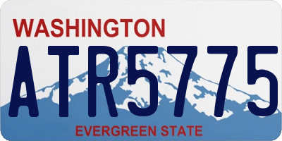 WA license plate ATR5775