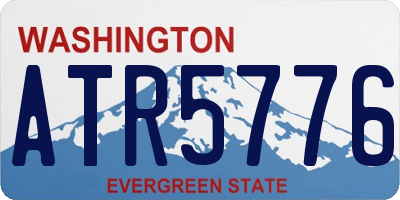 WA license plate ATR5776