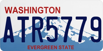 WA license plate ATR5779