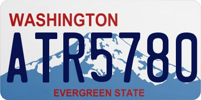 WA license plate ATR5780