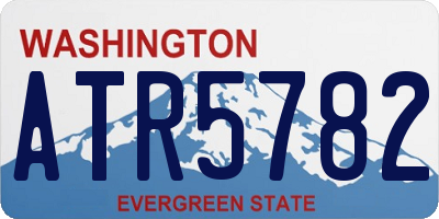 WA license plate ATR5782