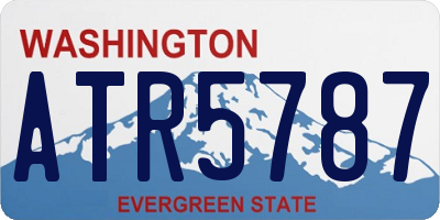 WA license plate ATR5787